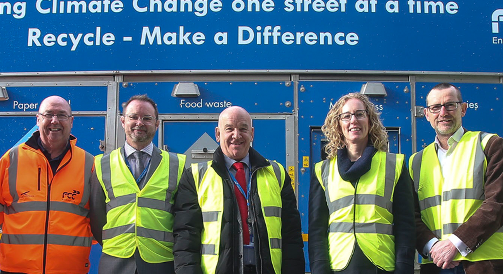 Members of the Scottish Government, Zero Waste Scotland and Local Authorities at the launch of the Recycling Improvement Fund