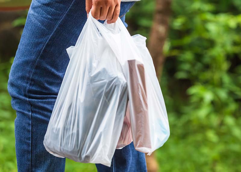 Can I include plastic bags in my recycling?