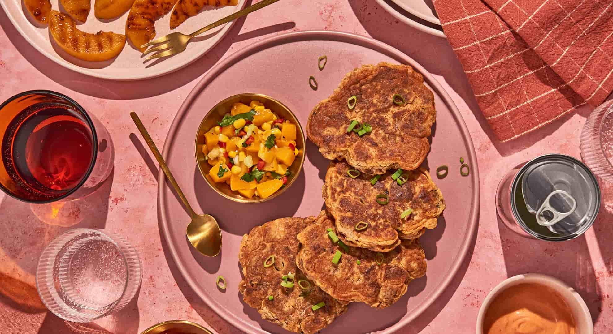 Corned beef fritters